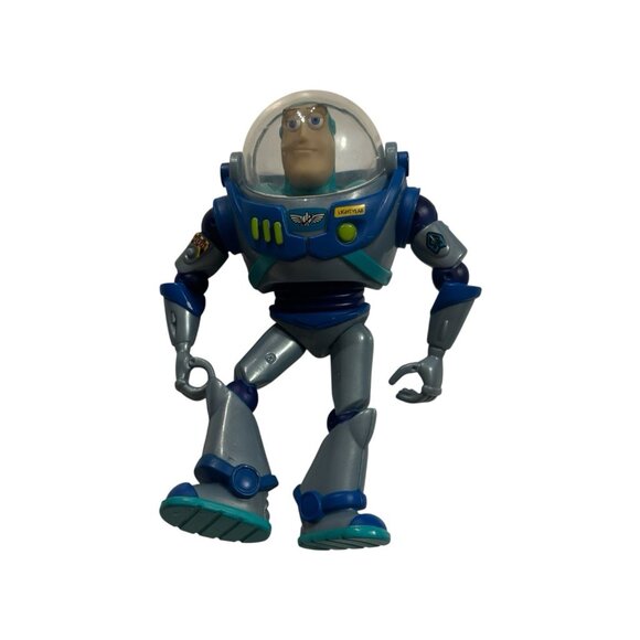 Toy Story 2 Aqua Action Super Buzz Lightyear 5" Figure Mattel 2000 Blue Hydro - Picture 2 of 8